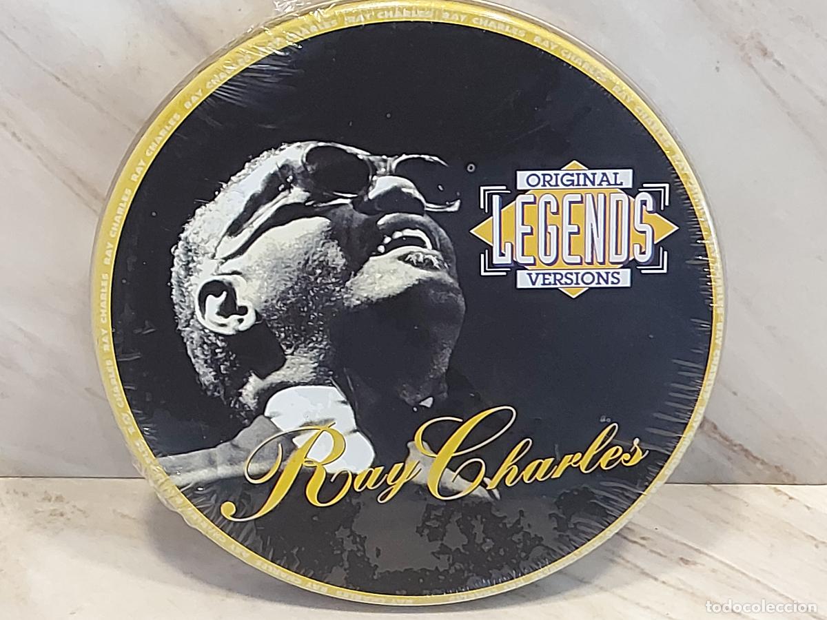 CDs de m&uacute;sica: RAY CHARLES | ORIGINAL LEGENDS VERSIONS | CD CAJA MET&Aacute;LICA | PRECINTADO | 1996