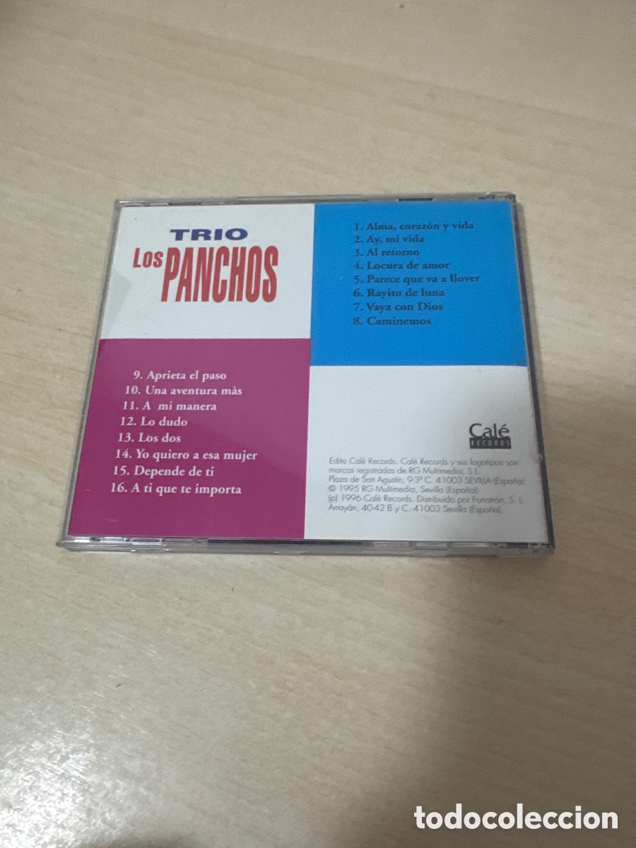 CDs de m&uacute;sica: CD TR&Iacute;O LOS PANCHOS 1996 - Foto 3