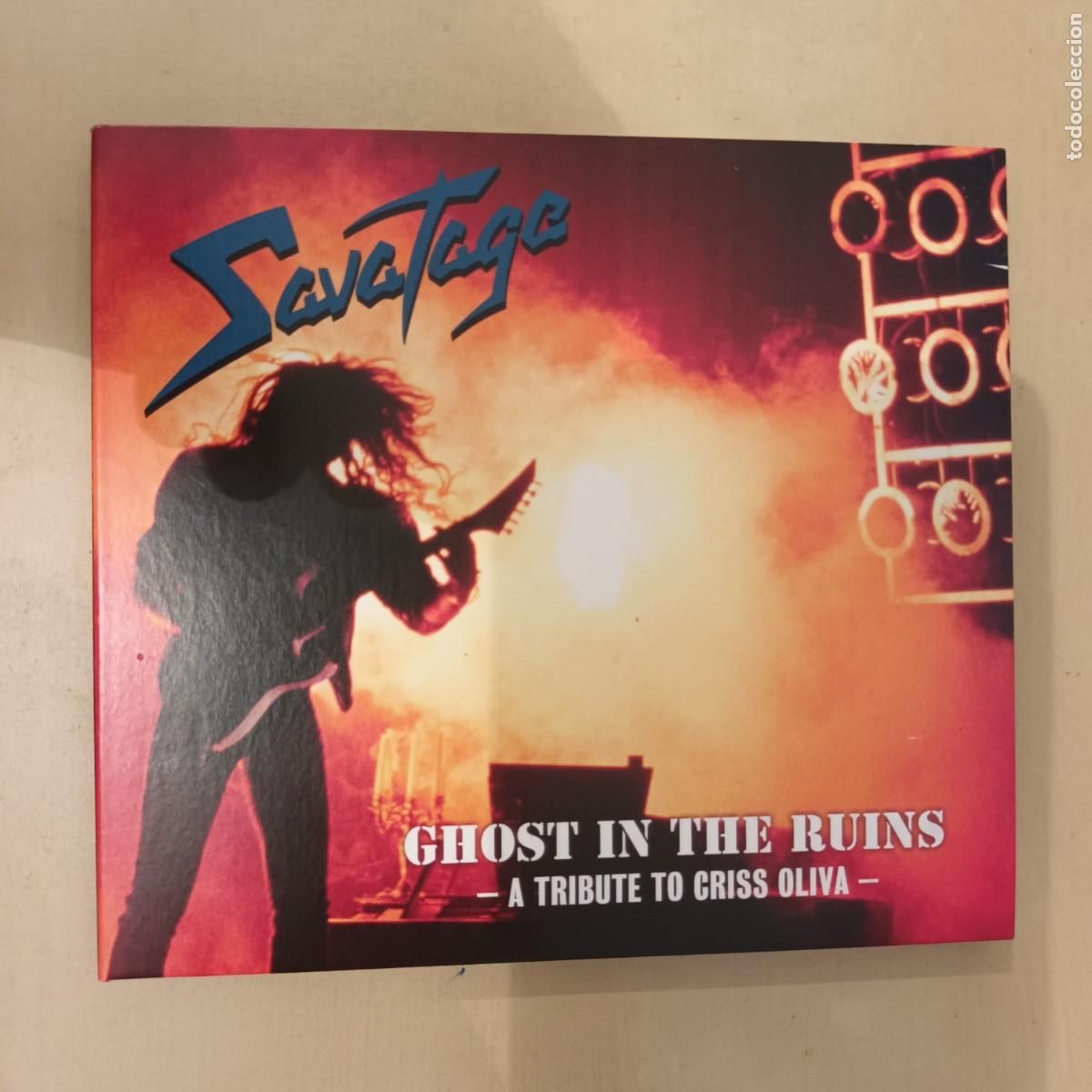 Music CDs: Savatage , Ghost In The Ruins , A Tribute To Rriss Oliva . CD 2011 Digipack Germany. Impecable