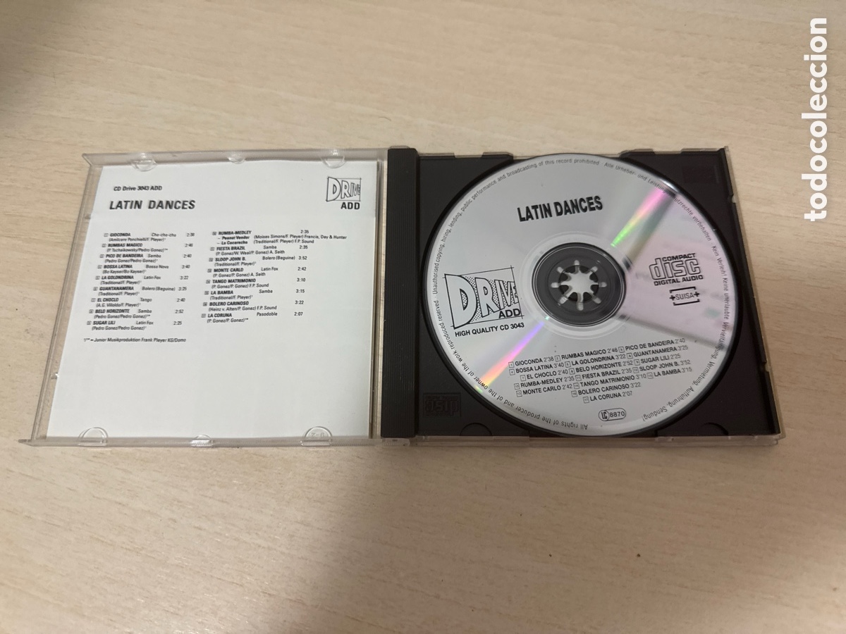 CDs de m&uacute;sica: CD LATIN DANCES DRIVE ADD - Foto 2