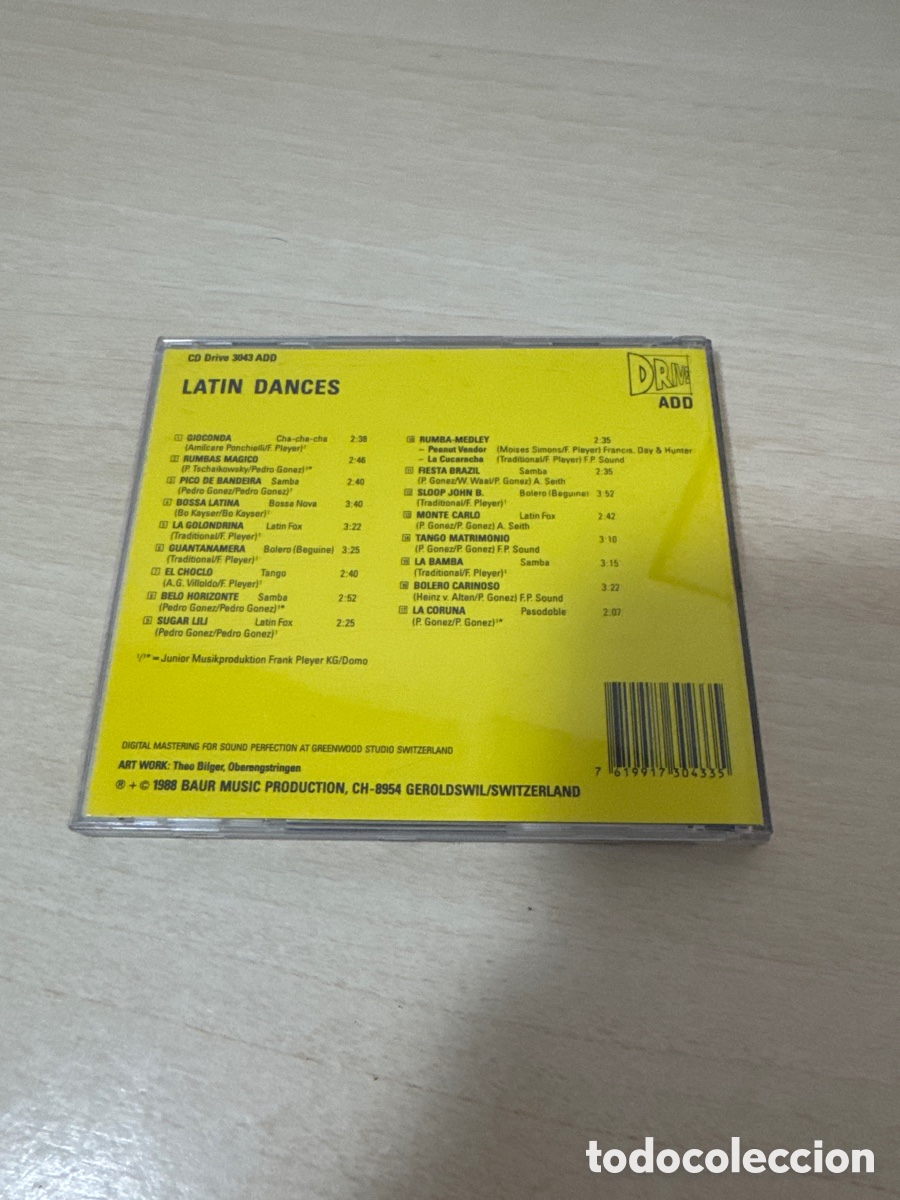 CDs de m&uacute;sica: CD LATIN DANCES DRIVE ADD - Foto 3
