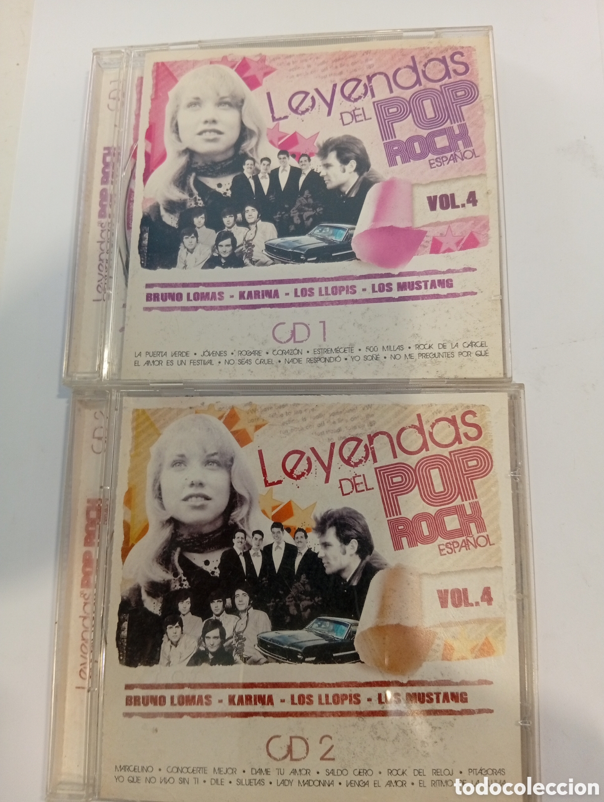 CDs de m&uacute;sica: Leyendas del Pop Rock espa&ntilde;ol vol.4 Dos discos