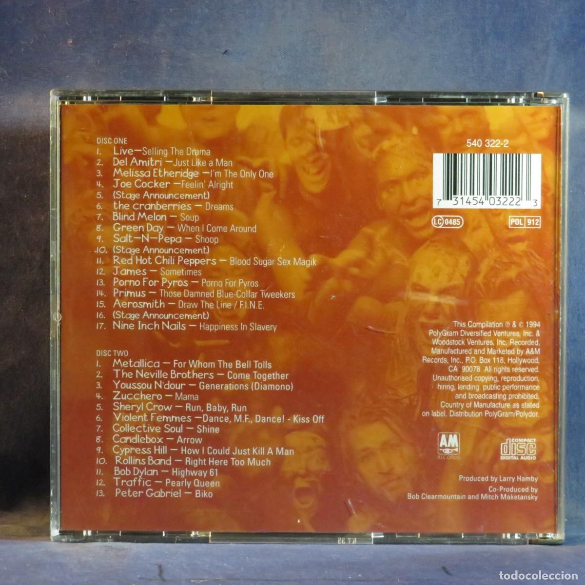 CDs de m&uacute;sica: VARIOUS &ndash; WOODSTOCK 94 - 2 CD - Foto 2