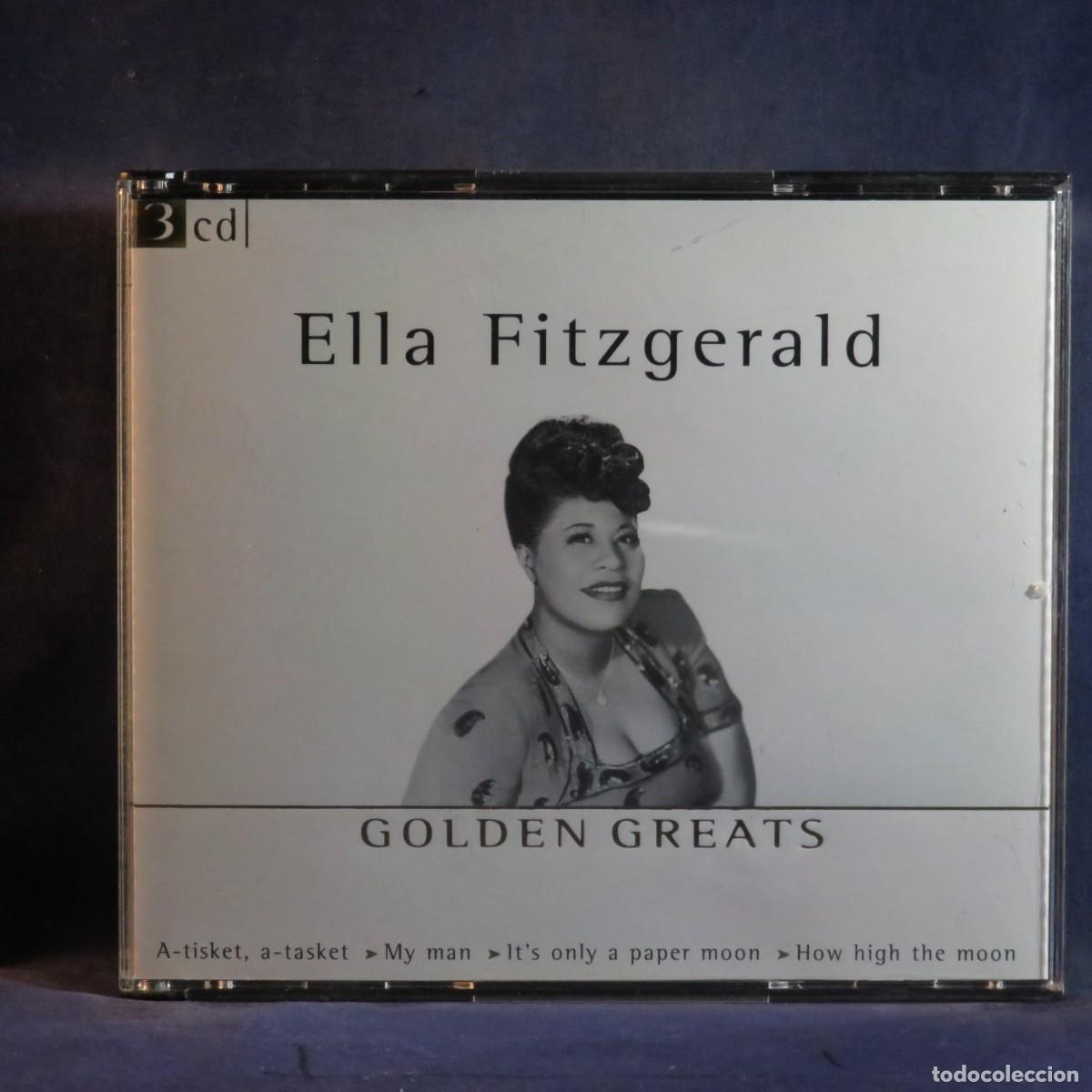 CDs de m&uacute;sica: ELLA FITZGERALD &ndash; GOLDEN GREATS - 3 CD