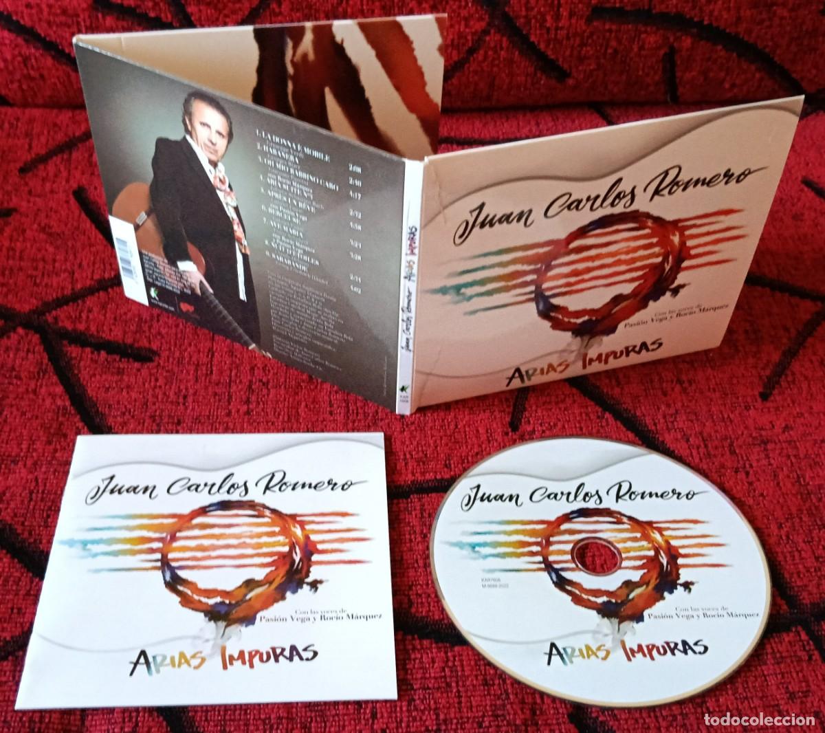 CDs de m&uacute;sica: JUAN CARLOS ROMERO ** ARIAS IMPURAS ** CD 2022