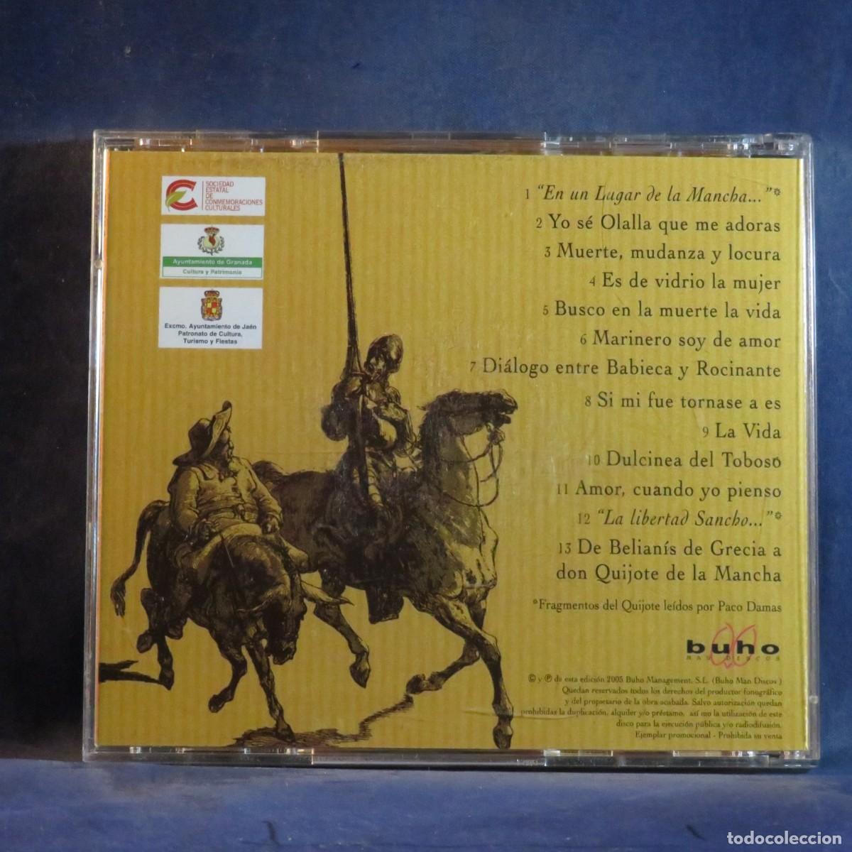 CDs de m&uacute;sica: PACO DAMAS - LOS VERSOS DEL QUIJOTE - CD - Foto 2