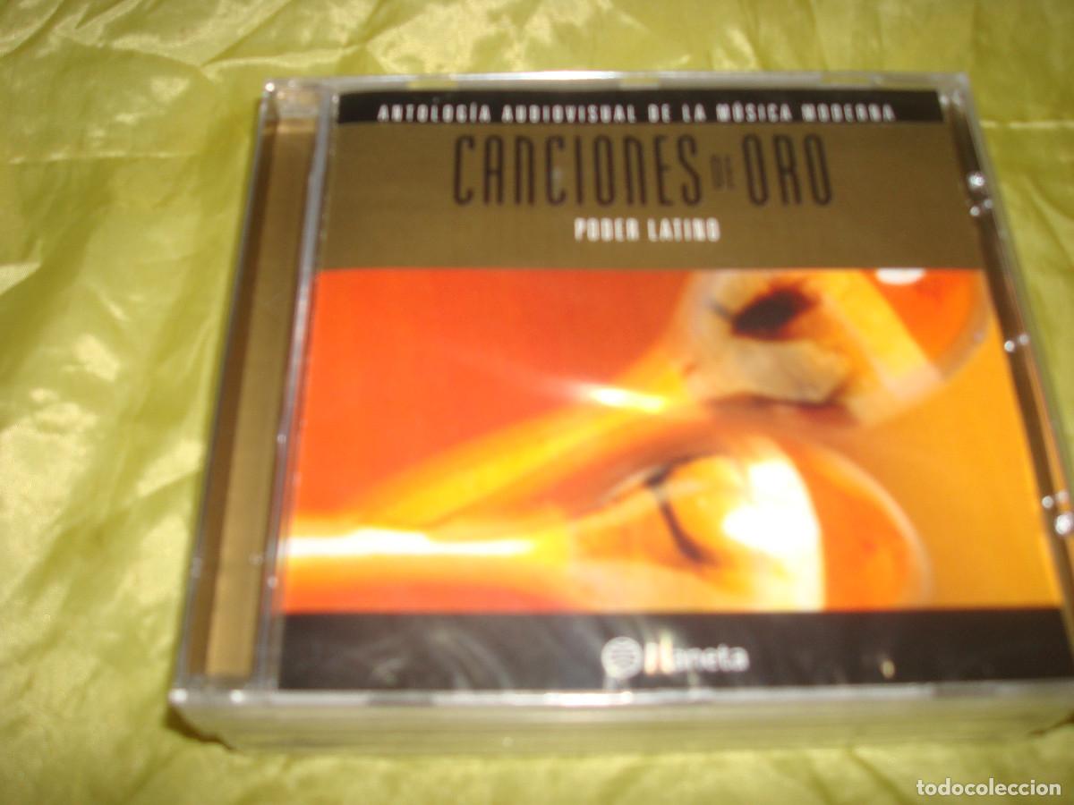 CDs de m&uacute;sica: CANCIONES DE ORO. PODER LATINO. RADIO FUTURA, JARABE DE PALO, KETAMA. CD. PRECINTADO(#)