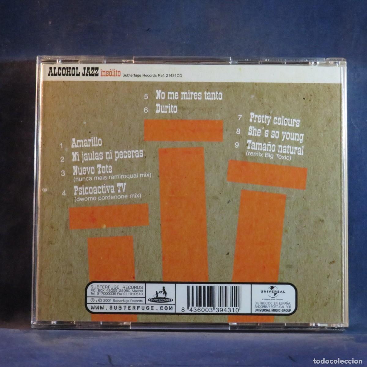 CDs de m&uacute;sica: ALCOHOL JAZZ &ndash; INS&Oacute;LITO - CD - Foto 2