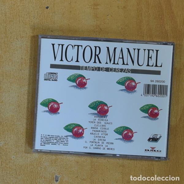 CDs de m&uacute;sica: VICTOR MANUEL - TIEMPO DE CEREZAS - CD - Foto 2