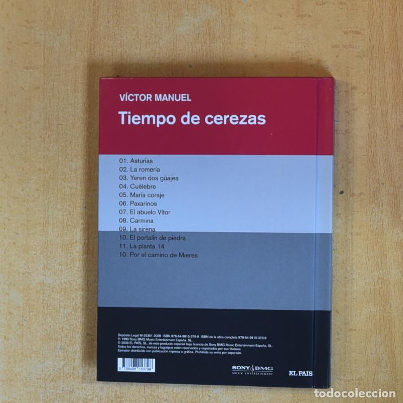 CDs de m&uacute;sica: VICTOR MANUEL - TIEMPO DE CEREZAS - CD - Foto 2
