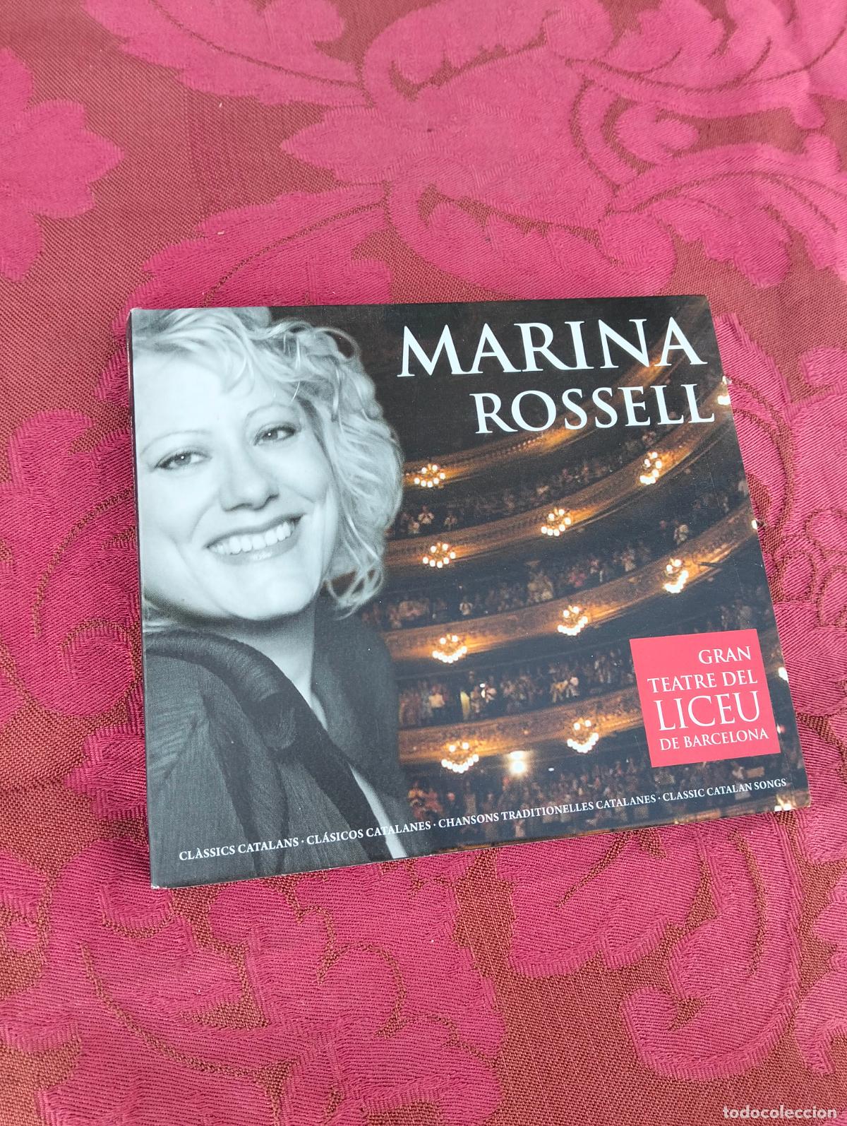 Musik-CDs: Marina Rossell gran teatre del liceu de Barcelona cl&agrave;ssics catalans disco cd m&uacute;sica