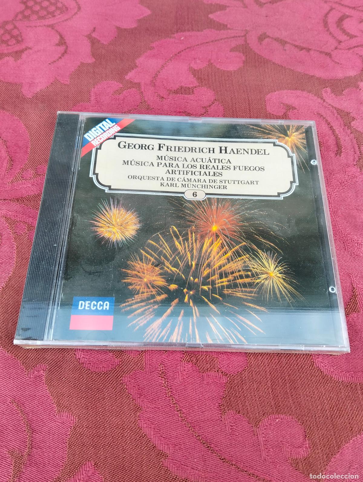 CDs de m&uacute;sica: Georg Friedrich Haendel m&uacute;sica acu&aacute;tica reales fuegos artificiales decca disco cd m&uacute;sica a estrenar