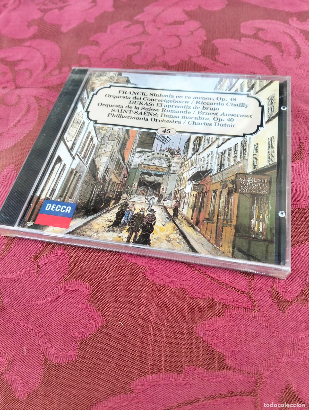 Musik-CDs: Franck sinfon&iacute;a en re menor op 48 orquesta del concertgebouw 45 disco cd m&uacute;sica a estrenar