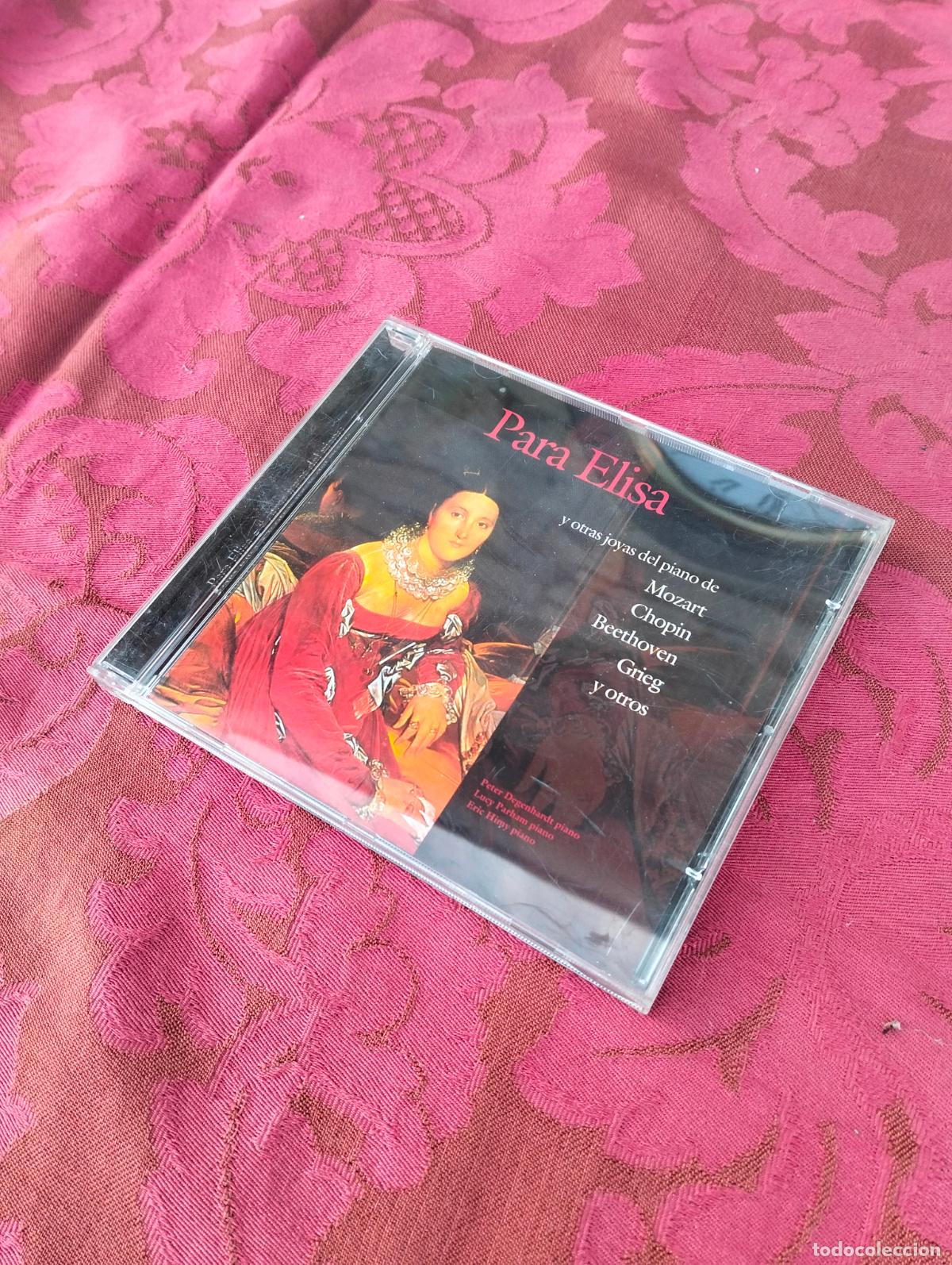 CD de M&uacute;sica: Para Elisa y otras joyas del piano de Mozart Chopin Beethoven Grieg y otros disco cd m&uacute;sica