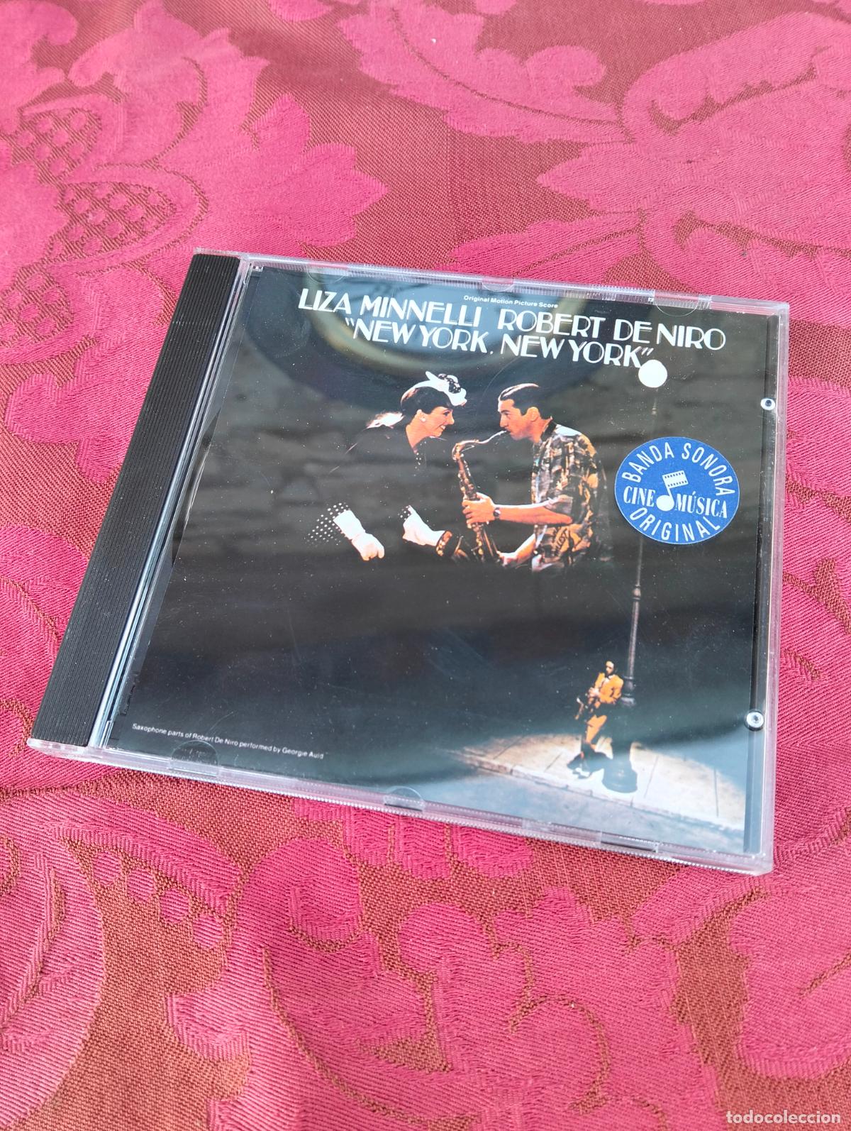 CDs de m&uacute;sica: Liza Minnelli Roberto Deniro New York New York banda sonora cine musica original disco cd m&uacute;sica