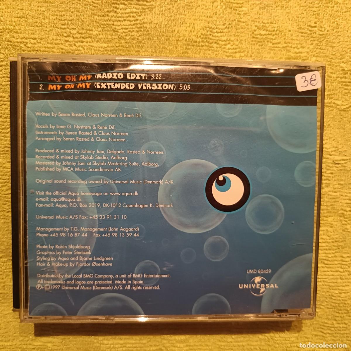 CDs de m&uacute;sica: Aqua - My oh my - CD. Single - Foto 2