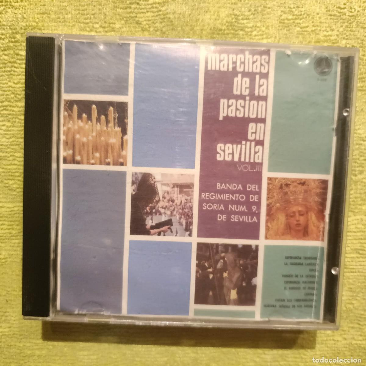 CDs de m&uacute;sica: Marchas de la Pasi&oacute;n en Sevilla, vol. III - Banda del Regimiento de Soria 9, Sevilla - CD.