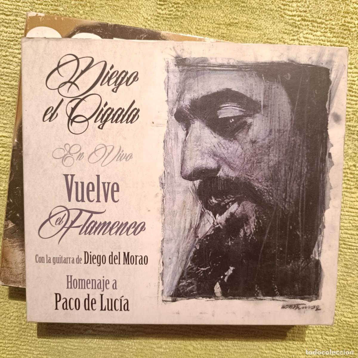 CDs de m&uacute;sica: Diego El Cigala, en vivo - Vuelve El Flamenco - Guit. Diego del Morao - CD.