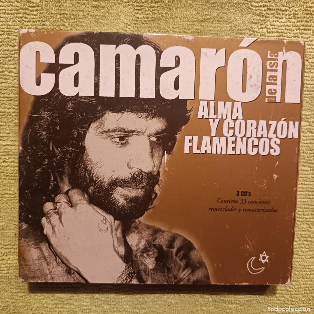 CDs de m&uacute;sica: Camar&oacute;n de la Isla - Alma y Coraz&oacute;n Flamencos - Triple CD. + Libreto