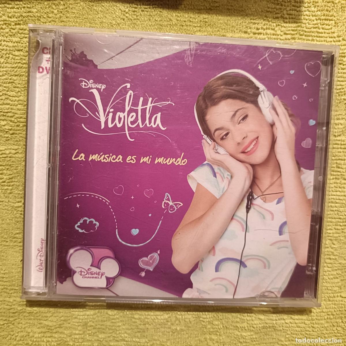 CDs de m&uacute;sica: Violetta - La m&uacute;sica es mi mundo - Disney - CD.