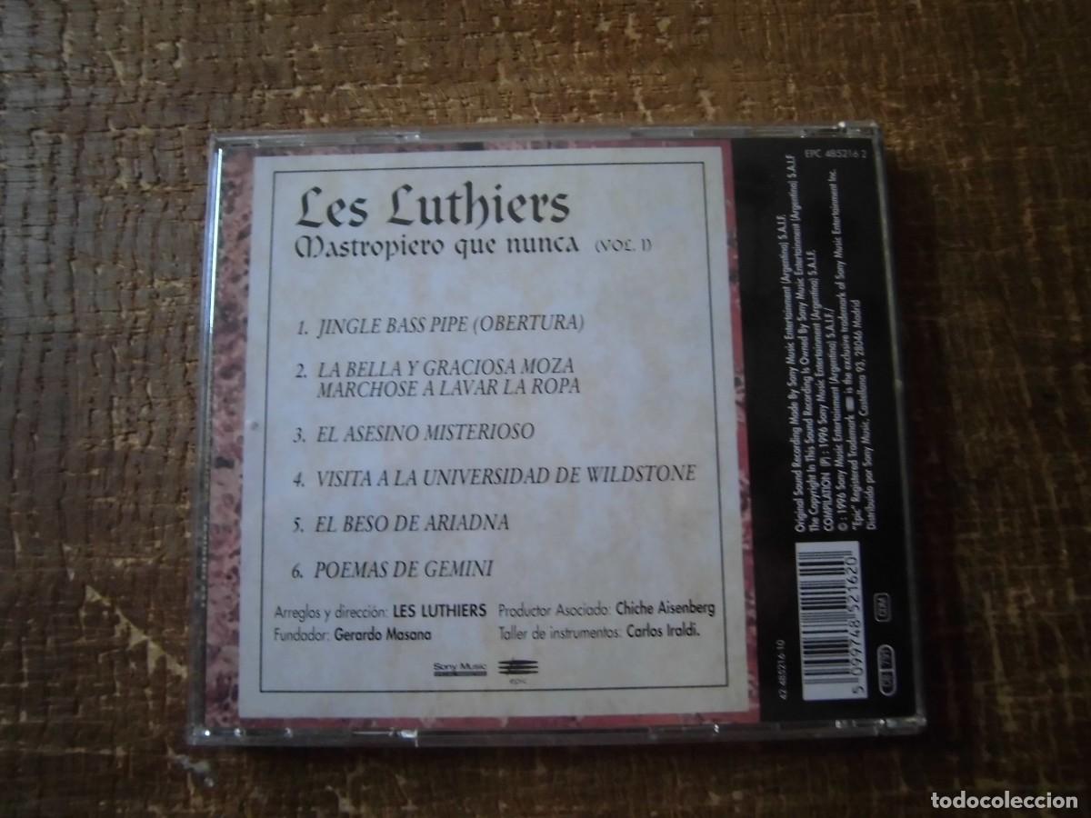 CDs de m&uacute;sica: CD LES LUTHIERS MASTROPIERO QUE NUNCA - Foto 2