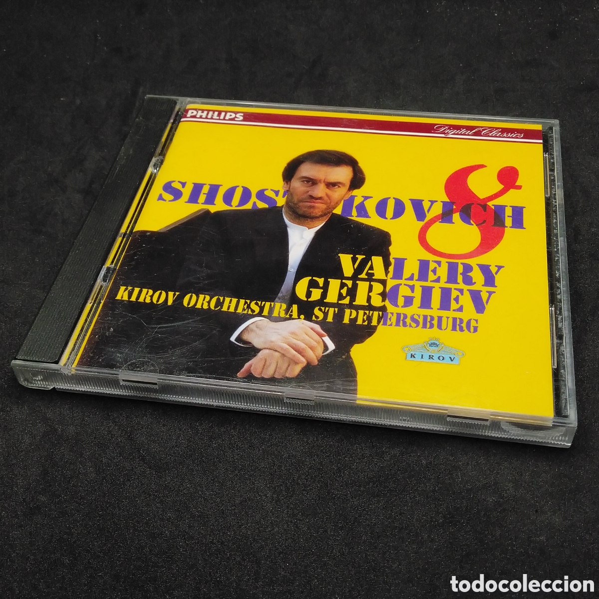 CDs de m&uacute;sica: VALERY GERGIEV - SHOSTAKOVICH - SYMPHONY N&ordm; 8 - CD - 1995 - DISCO VERIFICADO