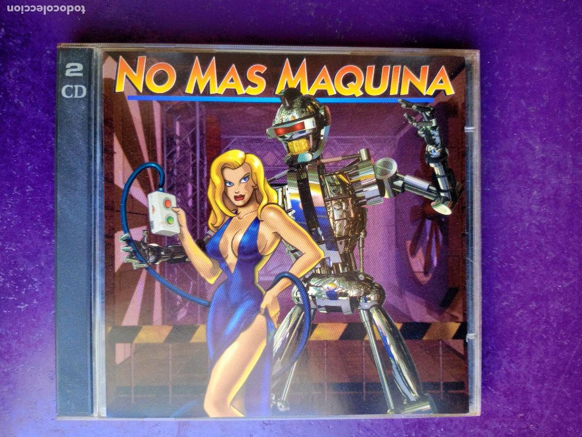 CDs de m&uacute;sica: No M&aacute;s M&aacute;quina - DOBLE CD WEA 1993 - ELECTRONICA DISCO HOUSE TECHNO - 16 EXITOS