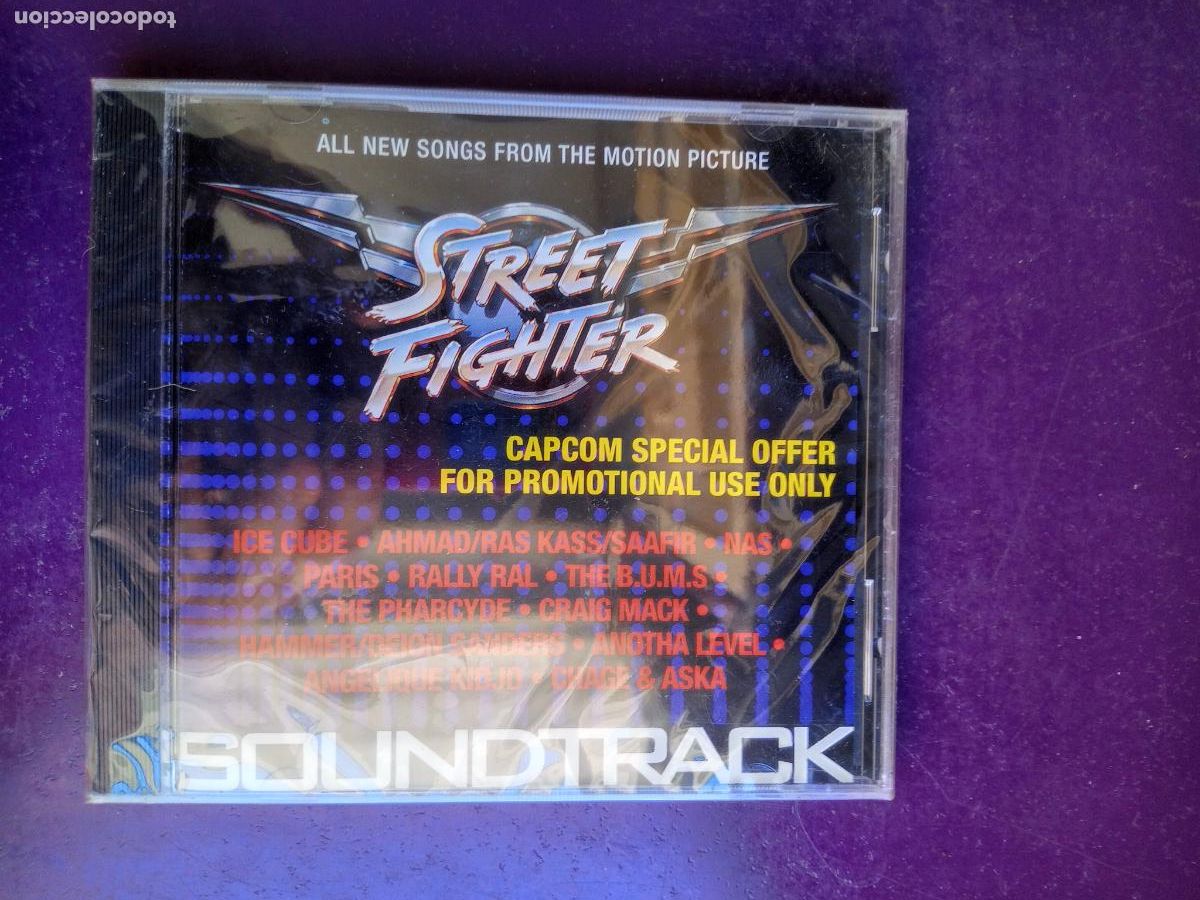 CDs de m&uacute;sica: Street Fighter - CD PRIORITY 1995 PRECINTADO - BSO CINE - HIP HOP - ICE CUBE, NAS, RAS KAAS, ETC