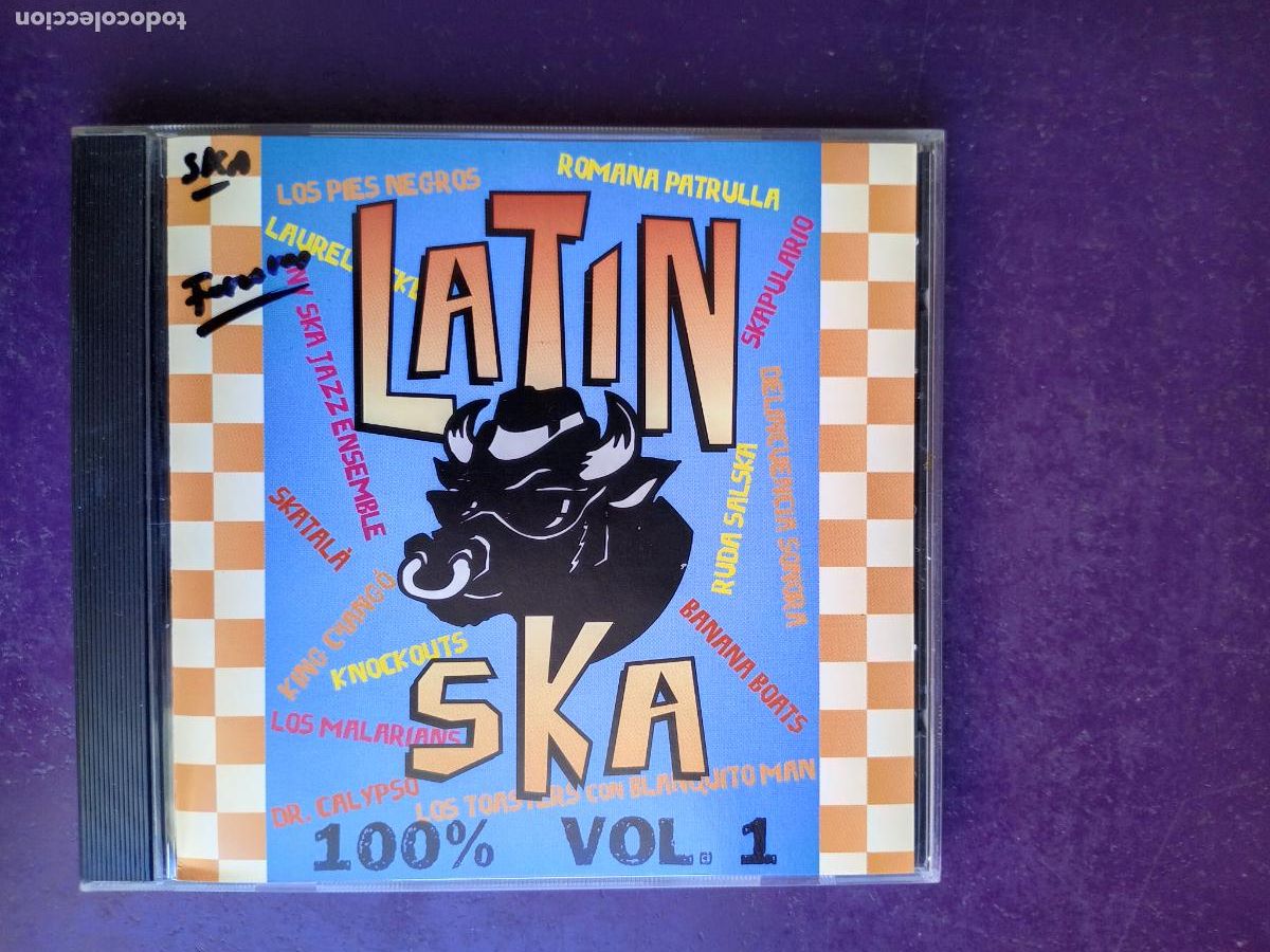 CDs de m&uacute;sica: 100% Latin Ska Vol.1 - CD KARATULA 1995 - 15 TEMAS - MALARIANS, DR CALYPSO, KNOCKOUT, ETC