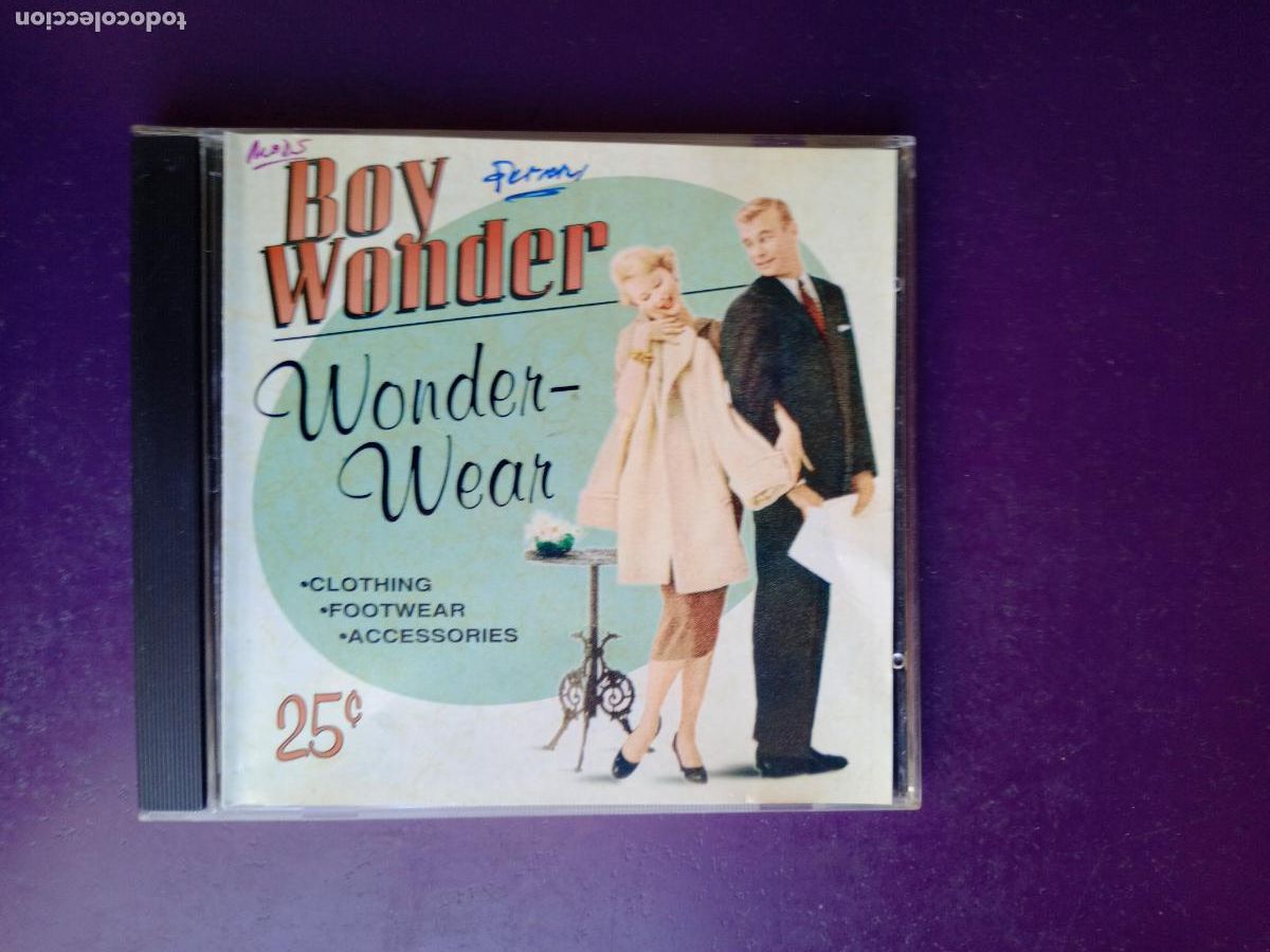 CDs de m&uacute;sica: Boy Wonder &ndash; Wonder-Wear - CD ROADRUNNER 1997 - MOD POP