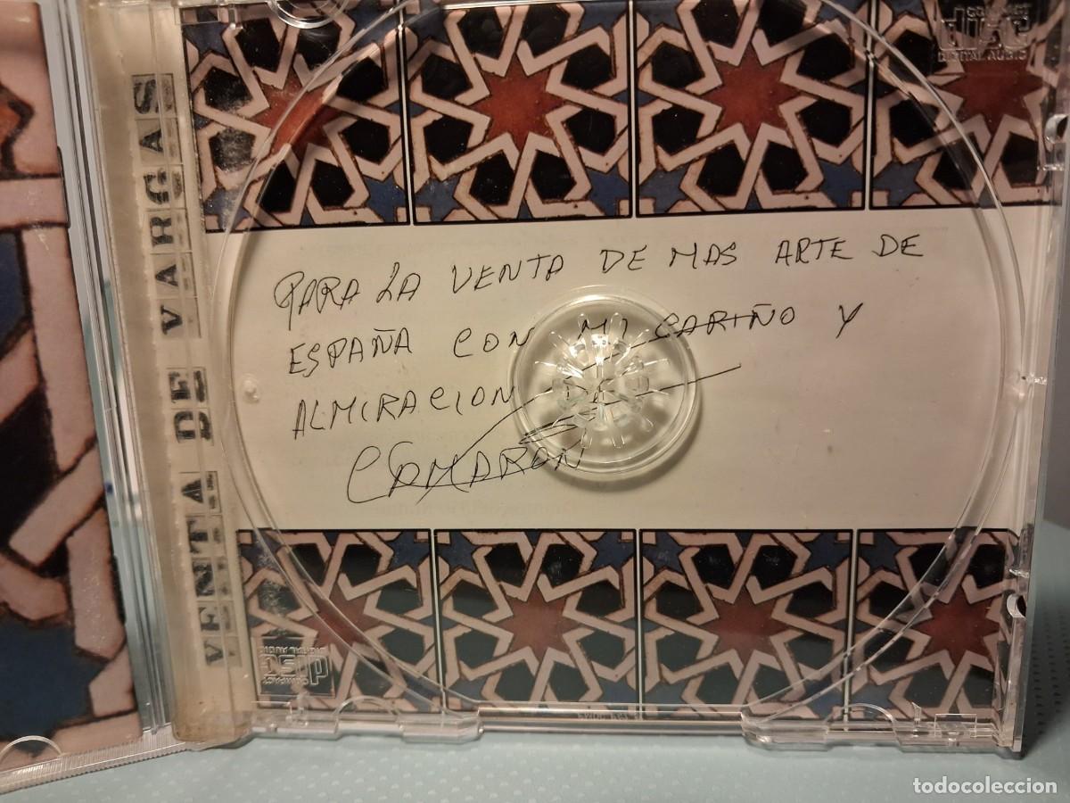 CDs de m&uacute;sica: CD CAMARON DE LA ISLA : VENTA DE VARGAS ( CON DEDICATORIA DE CAMARON) - Foto 3