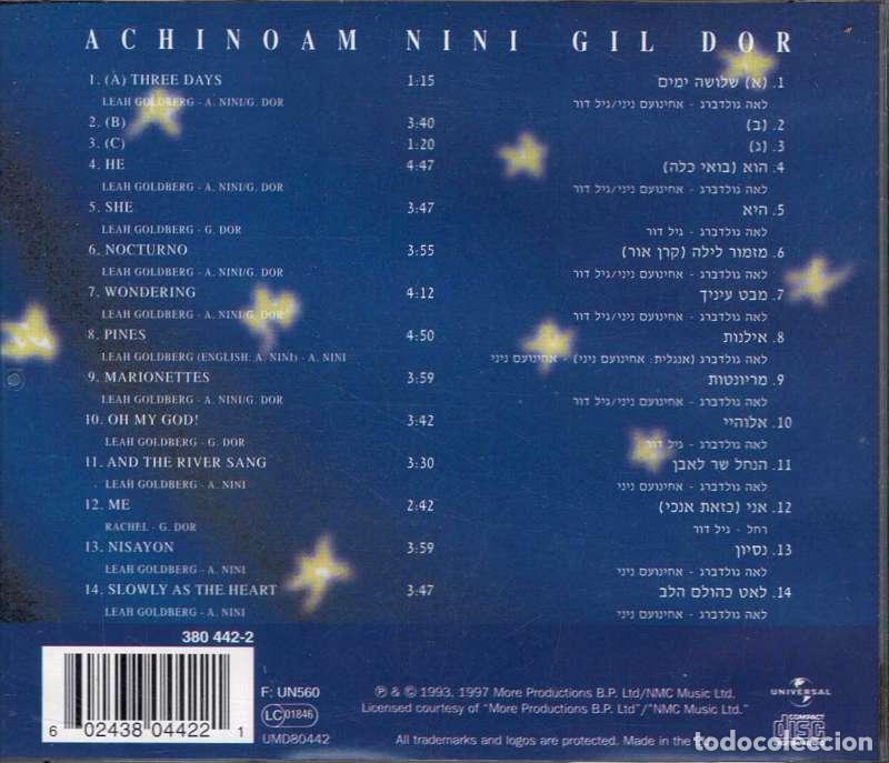 CDs de m&uacute;sica: Achinoam Nini Gil Dor. CD - Noa - Foto 2