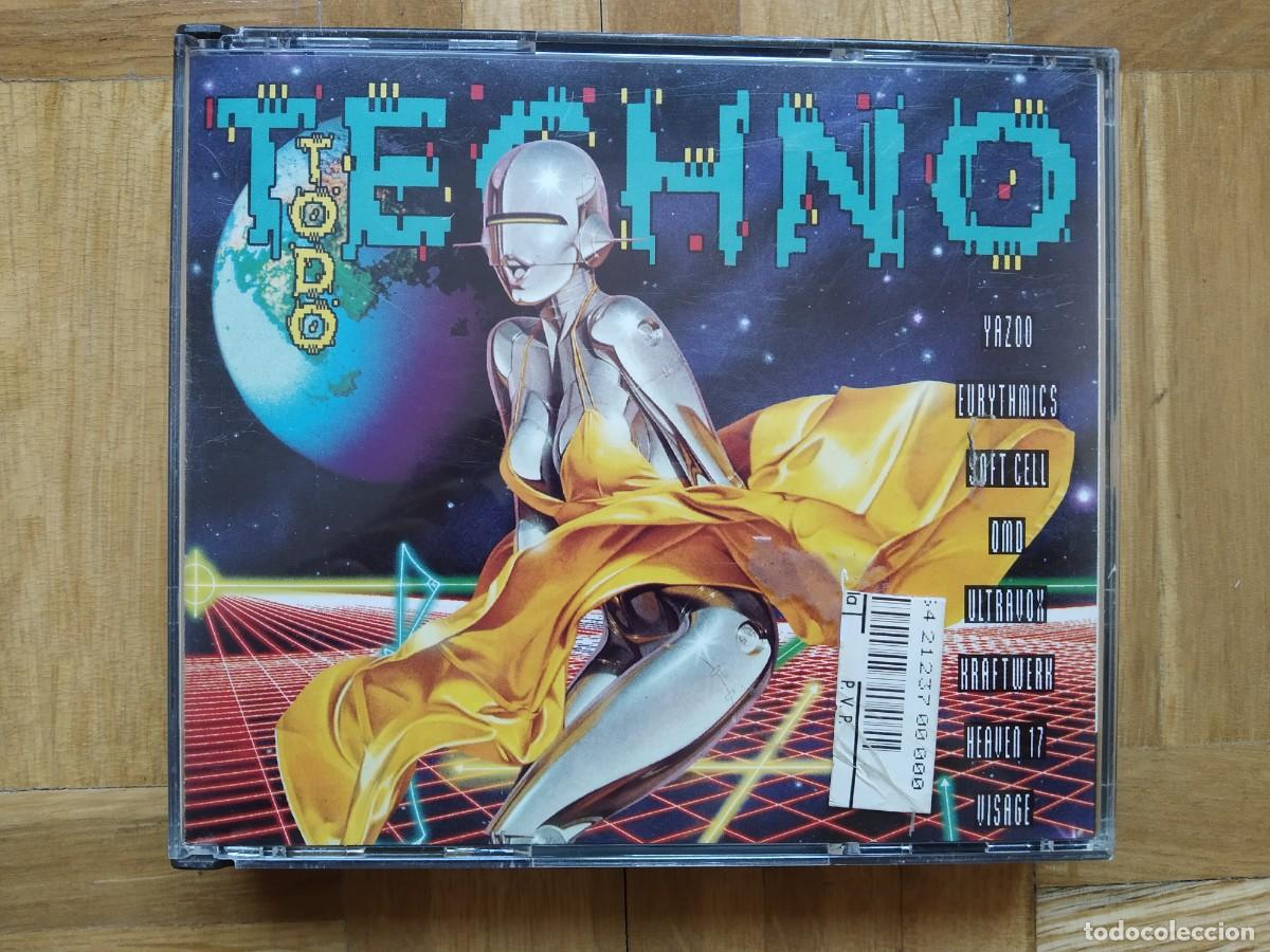 CD di Musica: TODO TECHNO - 2 CD 1992 YAZOO EURYTHMICS O.M.D. VISAGE KRAFTWERK CULTURE CLUB LIMAHL ERASURE