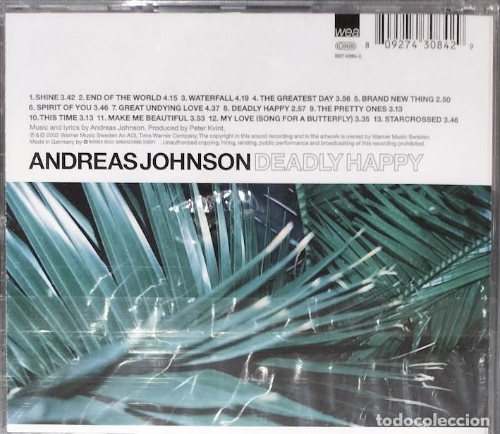 CDs de m&uacute;sica: Andreas Johnson - Deadly Happy - CD Warner 2002. - Foto 2