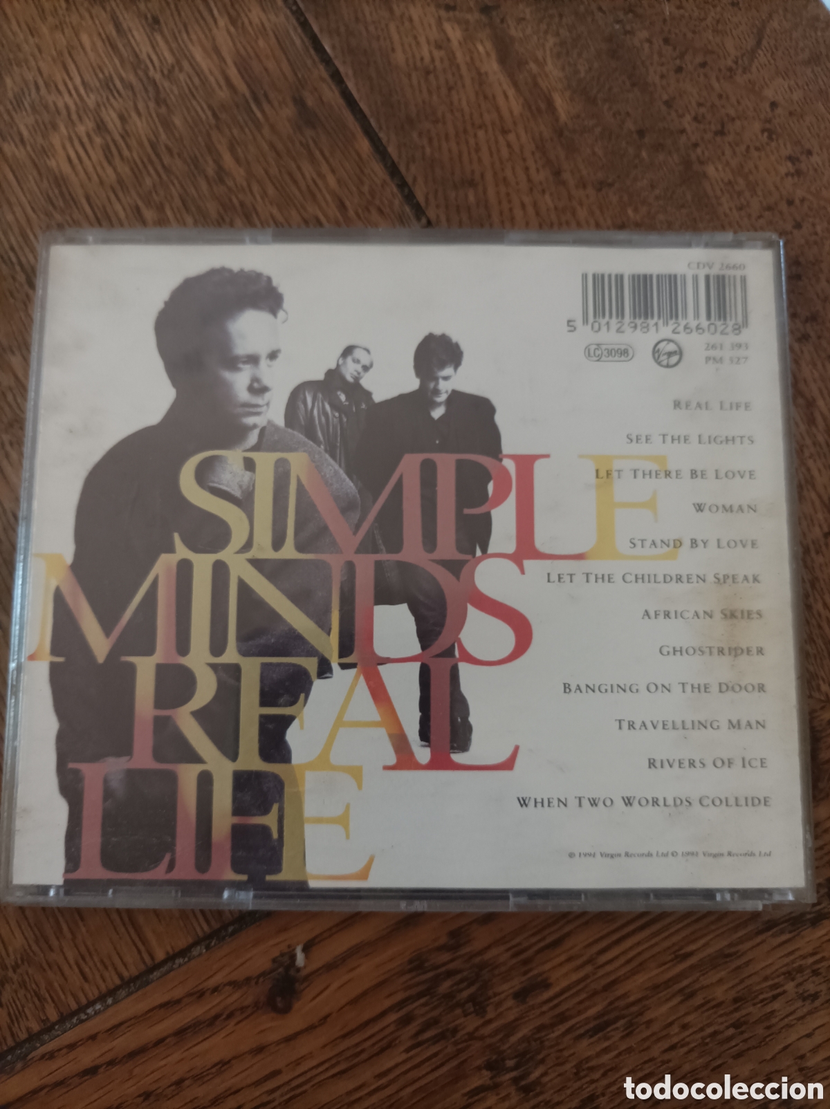 CDs de m&uacute;sica: Simple minds. Real life. Cd. - Foto 2