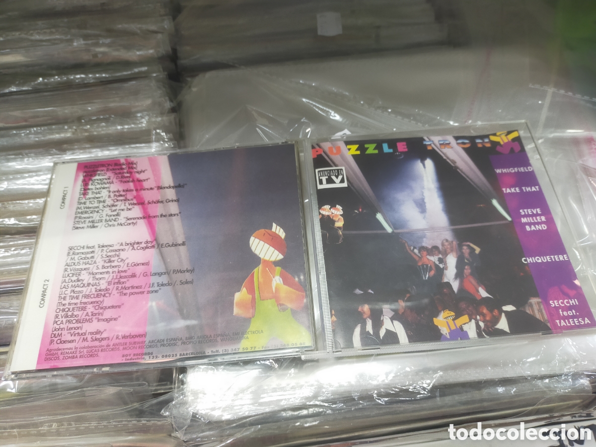 CDs de m&uacute;sica: Puzzletron doble CD 1993