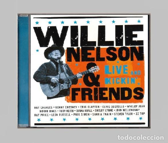 CDs de m&uacute;sica: G683 - WILLIE NELSON. LIVE AND KICKIN FRIENDS. [CON STEVEN TYLER. RAY CHARLES. CLAPTON. NORAH JONES]