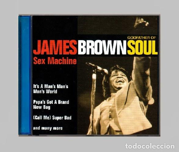 CDs de m&uacute;sica: G619 - JAMES BROWN. SEX MACHINE. GOFATHER OF SOUL. CD.