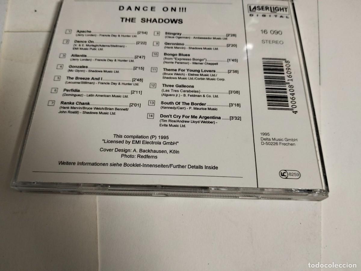 CDs de m&uacute;sica: THE SHADOWS : DANCE ON !!! CD 1995 .. CD - Foto 2