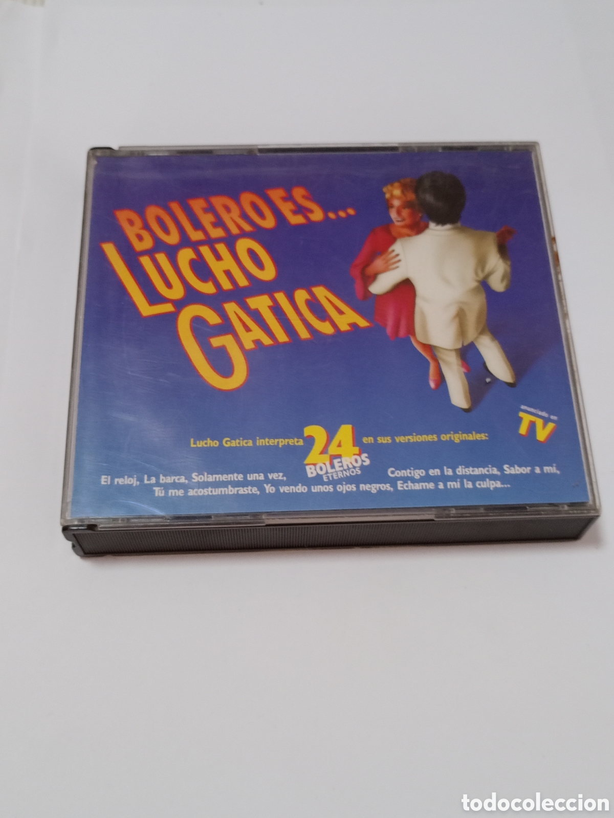 Music CDs: LUCHO GATICA Bolero es... Lucho Gatica 2 CD ALBUM DEL A&Ntilde;O 1990 ESPA&Ntilde;A 24 TEMAS DOBLE CD RARO