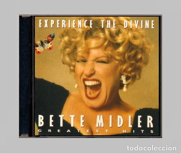 CDs de m&uacute;sica: G633 - BETTE MIDLER. GREATEST HITS. EXPERIENCE THE DIVINE. RECOPILATORIO. CD.