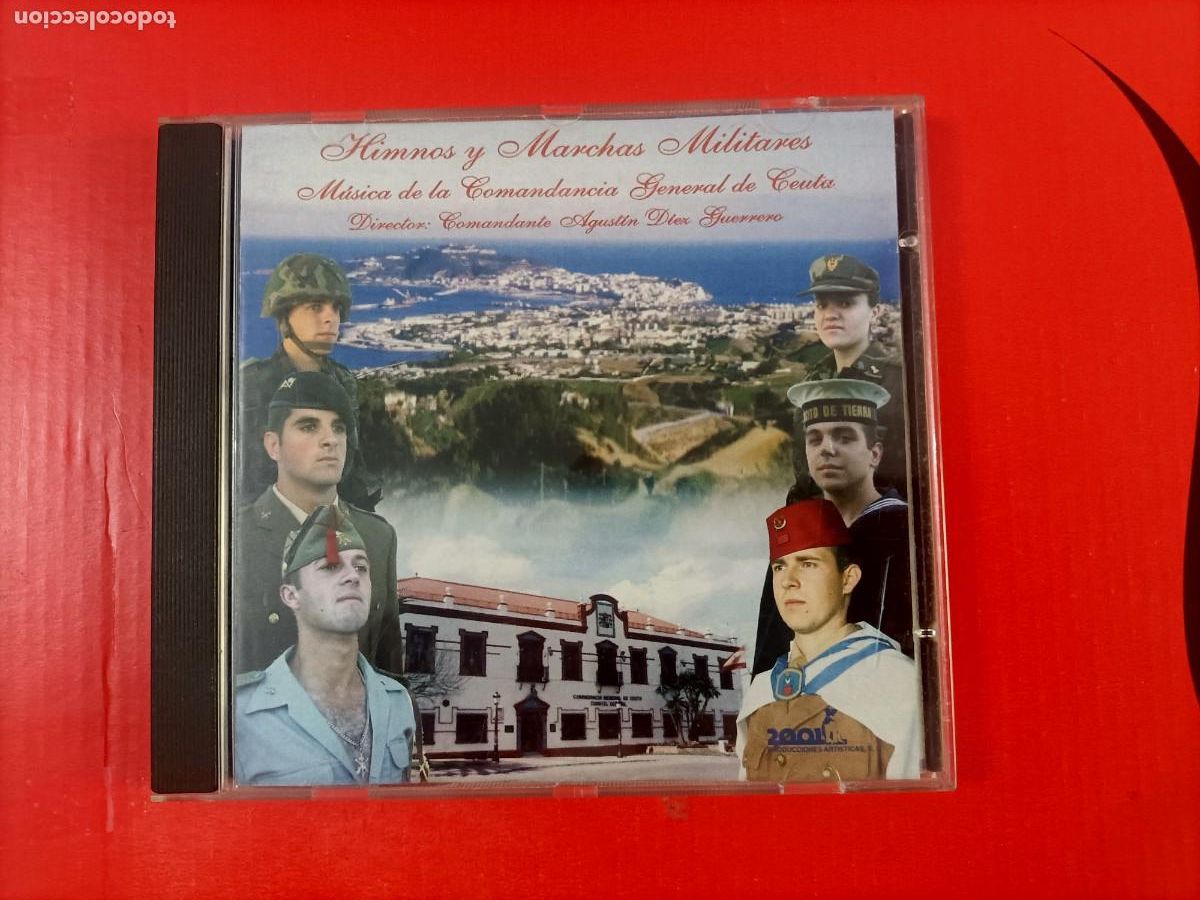 CD di Musica: CD COMPACT DISC DE CEUTA. HIMNOS Y MARCHAS MILITARES DE LA COMANDANCIA DE CEUTA. VER FOTOS