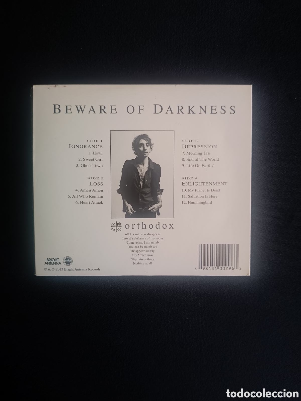 CDs de m&uacute;sica: Beware of darkness - orthodox cd digipack - Foto 2