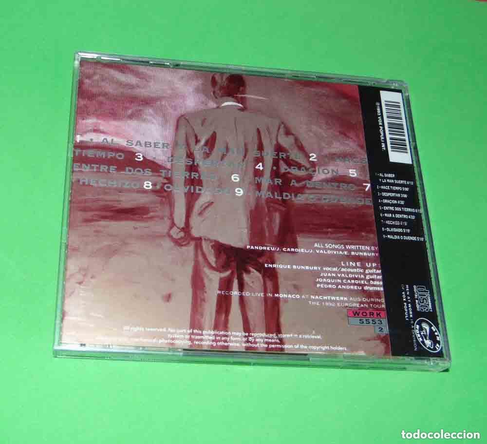 CDs de m&uacute;sica: HEROES DEL SILENCIO - LIVE IN MONACO - CD - Foto 3