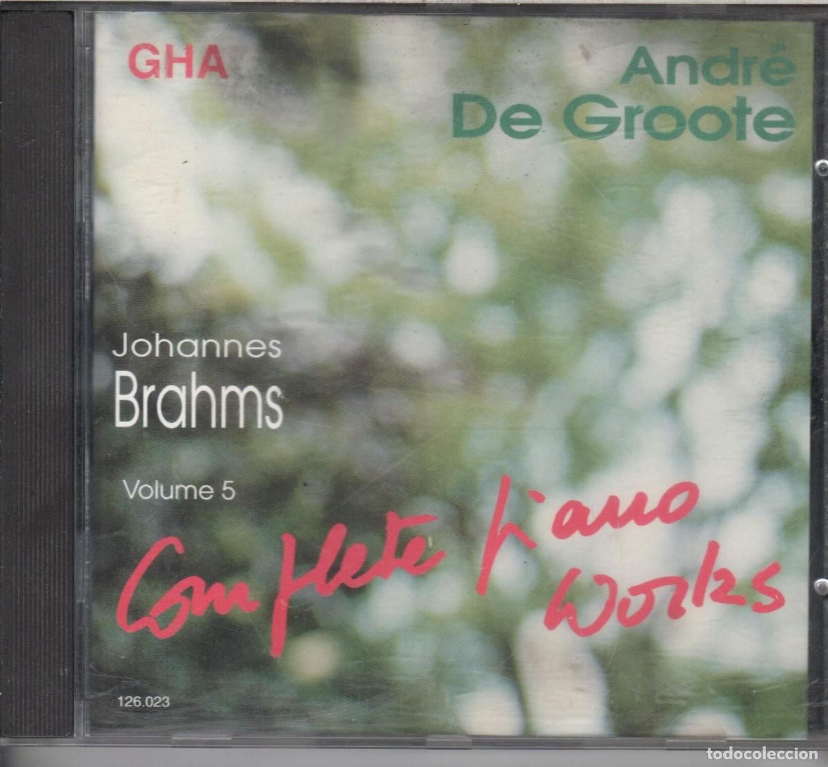 CDs de m&uacute;sica: Brahms. Complete piano works Volume 5 Andr&eacute; de Groote Nuevo precintado