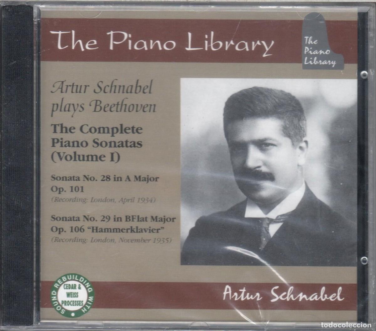 CDs de m&uacute;sica: Artur Schnabel interpreta Beethoven. Sonatas para piano 28 y 29 Hammerklavier Vol.I Nuevo precintado
