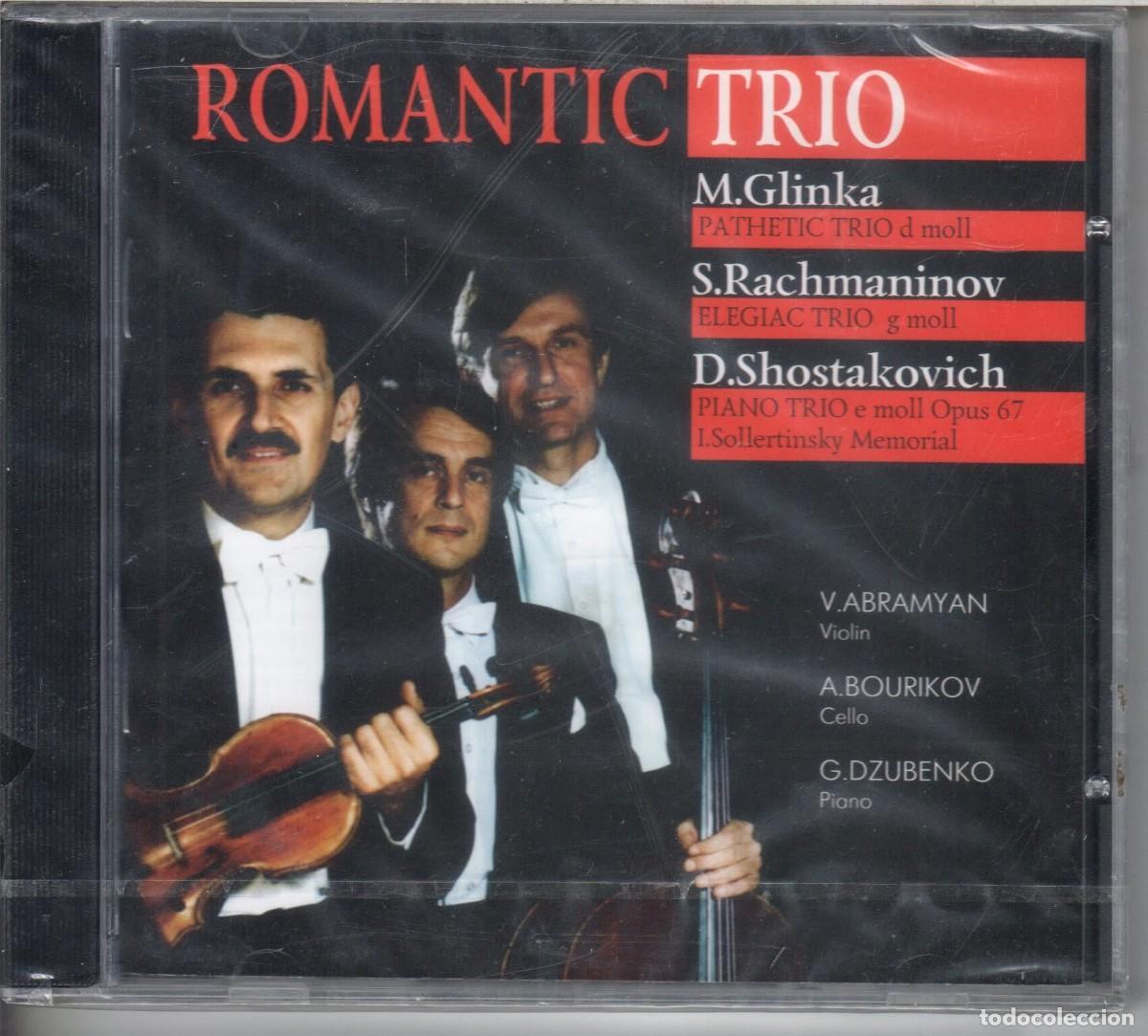 CDs de m&uacute;sica: GLINKA, RACHMANINOV, SHOSTAKOVICH: Trios. Nuevo precintado