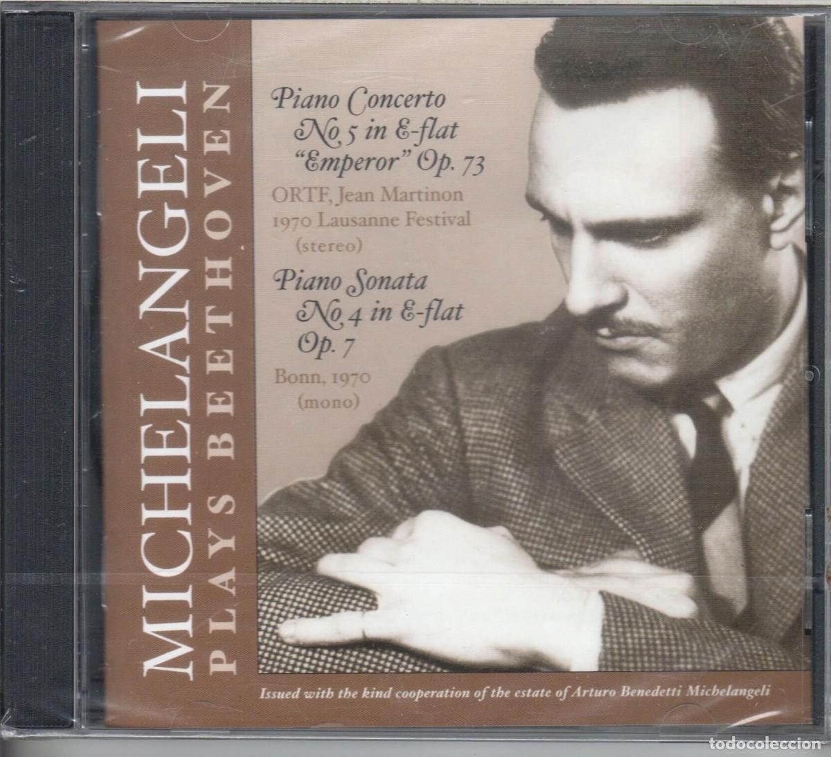 CDs de m&uacute;sica: Benedetti Michelangeli. Beethoven Emperador. Sonata n&ordm; 4 Nuevo precintado