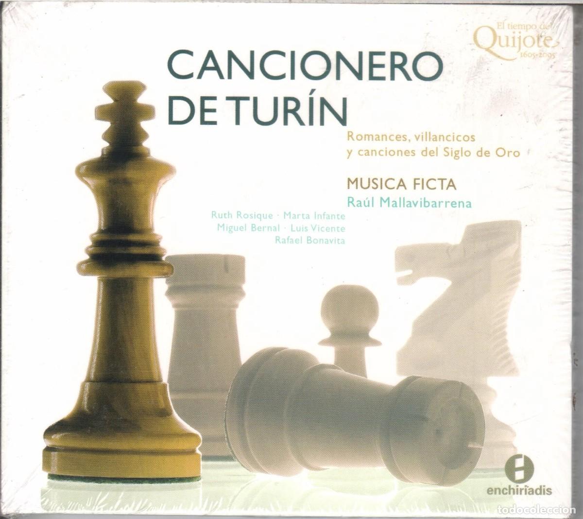 CDs de m&uacute;sica: Cancionero de Tur&iacute;n. Musica Ficta Nuevo Precintado