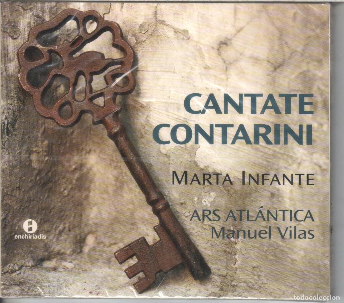 CDs de m&uacute;sica: Cantate Contarini. Marta Infante Ars Atl&aacute;ntica Nuevo precintado